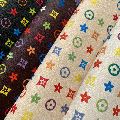 PVC-Synthetisches Falsches Ledermaterial Antifouling Pentagon gedruckt