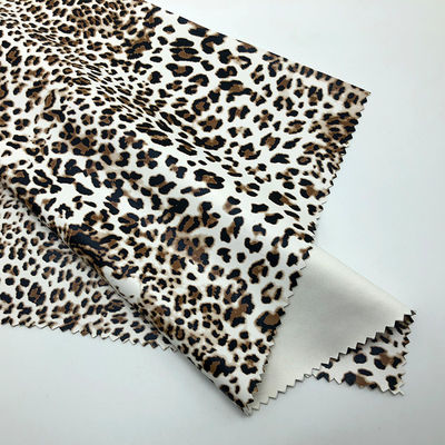 Vielseitig weiches PU synthetisches Leder Leopard Druck Elastischer Boden