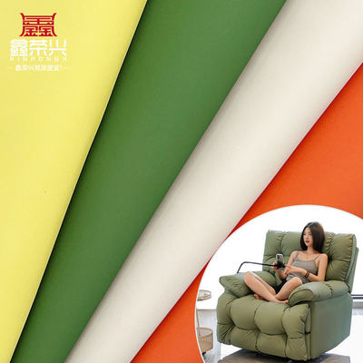 Super dehnbares PVC-Synthetikleder-Gewebe, glatt genarbt, schmutzabweisend