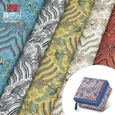 Synthetisches PVC Makramee bedrucktes Kunstleder Stoff Film Stil für Tasche Notizbuch Handyhülle Dekorativ & Bastelnutzung für Sofa Gut