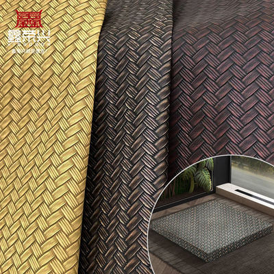 Pvc-Großmatte Gewebe-Muster Kunstleder Verpackung Portemonnaie Schuhbox Notizbuch Fälschungsledergewebe