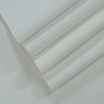 PVC Weiß Geprägter Digitaldruck Synthetisches Kunstleder für Tasche Notizbuch Handyhülle Tischset Kunstleder Stoff