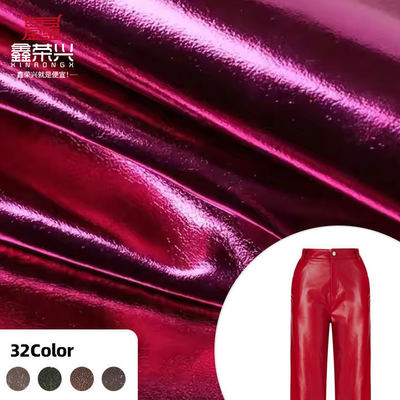 Metallfilm PU R61 Schafkorn Kunstleder Kleidung Geldbörse Box Schuhe Tasche Notizbuch Kunstleder Stoff