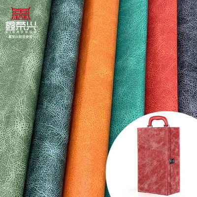 PVC-bedrucktes Kunstleder mit Ölfleckmuster, wasserdicht für Notizbücher / Tischsets / Handyhüllen / Verpackungskartons / Basteltaschen