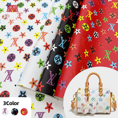 Wasserdichtes bedrucktes PVC-Kunstleder für Taschen und Bastelarbeiten