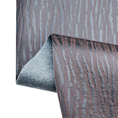 Großhandel PVC Streifen Leder Kunstleder Synthetikleder Holz Druck Verpackung Geldbörse Box Schuhe Notizbuch Kunstleder Stoff