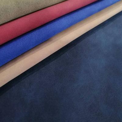 PU Nubuck Leder Synthetisches Leder Gewebe Imitation Baumwolle Boden Schuhe Taschen Notizbuch Gewebe Spot Großhandel