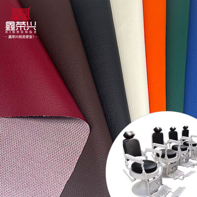 Fabrik Großhandel PVC 0,6 mm Litschi-Textur Kunstleder geprägtes Kunstleder für Autositz, Tasche, Fuß, Dekoration