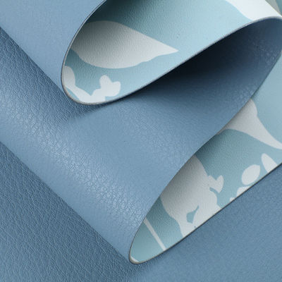 Blüten gedruckte Handtasche PU-Leder 1,5 mm dick doppelseitig gefälschtes Leder