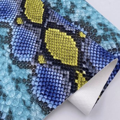 Schlangenmuster Handtasche PU Leder Druck Imitation Baumwolle Samt