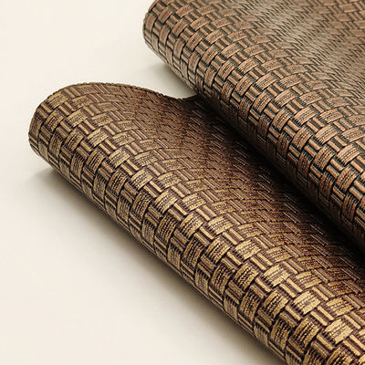 Verpackungsbeutel Fälschliches Leder Projekte PVC Strick Antike Messing Gewebe