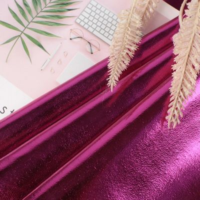 0.5mm Lasergrave PU Leder Öko-freundlich Metall glänzendes PU Leder