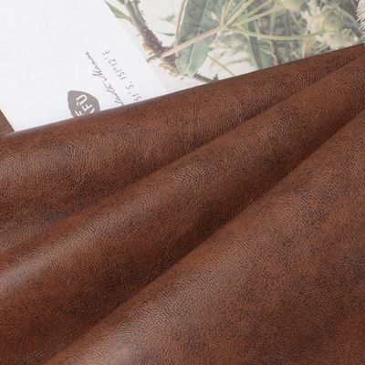 1.0mm PVC-Leder für Taschen Kratzfestes Sofa Falsches Leder Retro Ölbürste