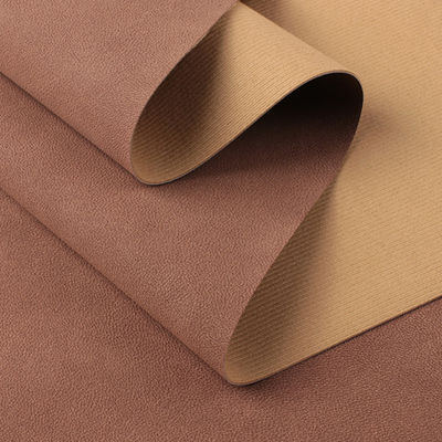 1.0mm Yangbuck Retro PU Schuh Leder Imitation Baumwolle Samt Boden