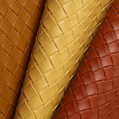 Weich und langlebig geprägte Gewebte Handtasche aus PVC-Fälschleder