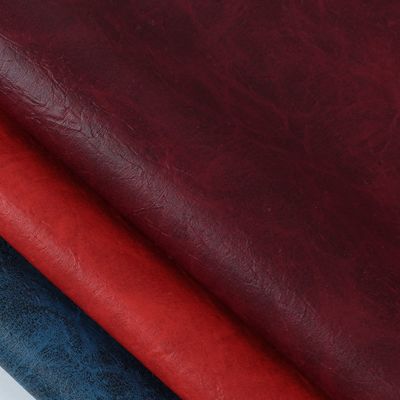 Yangbuck-Style Verpackungsmaterial aus Leder, nicht gewebtes PVC, Imitationsleder