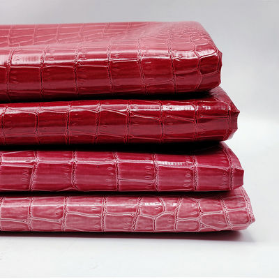 Glanzendes Krokodil-PVC-Leder-Verpackungskarton Krokodil-Gedruckte Leder