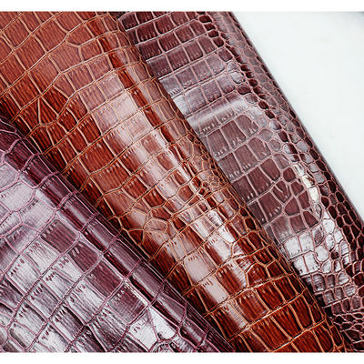 Glanzendes Krokodil-PVC-Leder-Verpackungskarton Krokodil-Gedruckte Leder