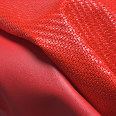 1.2mm Strohmatte Gewebtes Muster PVC Leder Mode Handtasche Heimdekoration Schuhmaterial