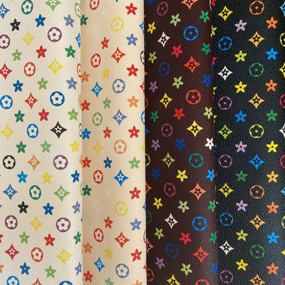 PVC-Synthetisches Falsches Ledermaterial Antifouling Pentagon gedruckt