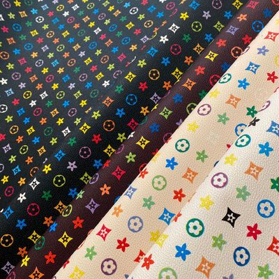 PVC-Synthetisches Falsches Ledermaterial Antifouling Pentagon gedruckt