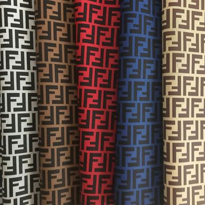 Drucker Doppel-F-Buchstaben PVC Fälschung Ledertaschen Handtasche Brieftasche Telefonkoffer Paket Geschenkbox Ledergewebe