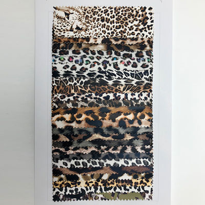 Vielseitig weiches PU synthetisches Leder Leopard Druck Elastischer Boden