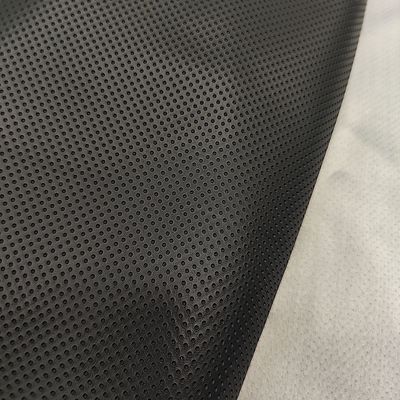 Bi Stretch PVC-Leder für Autositzdeckel Elastige schwarze Farbe