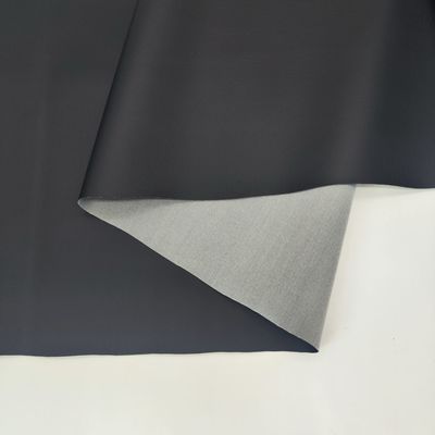 Bi Stretch PVC-Leder für Autositzdeckel Elastige schwarze Farbe