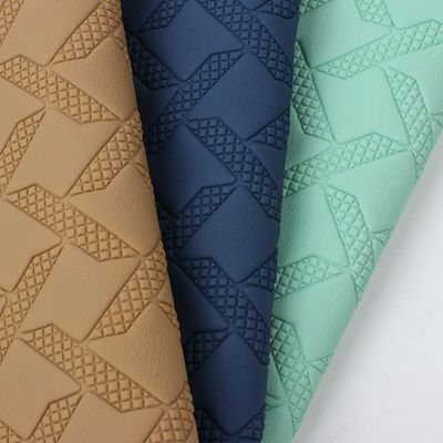 Custom Car Floor Matten Leder Gewebtes Muster PVC Leder Material Schimmelwiderstand