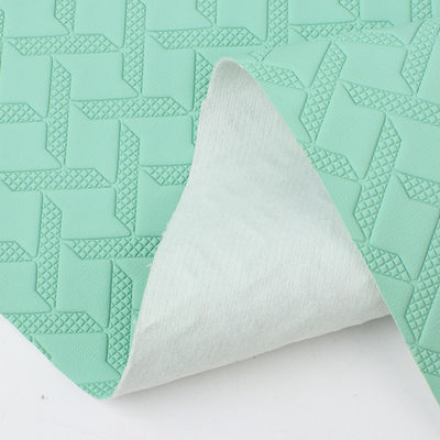 Custom Car Floor Matten Leder Gewebtes Muster PVC Leder Material Schimmelwiderstand