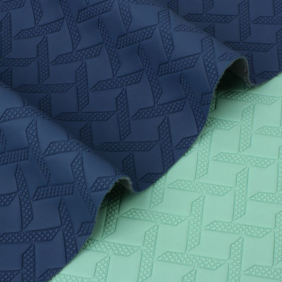 Custom Car Floor Matten Leder Gewebtes Muster PVC Leder Material Schimmelwiderstand