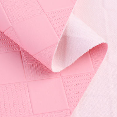 PVC-Ledergewebe für Taschen Farbenfrohe große Platten PVC-Imitation Leder Custom