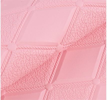 Versatile PVC-Tasche Leder Diamantplatte Weiches Faux Leder Gewebe Dekorativ