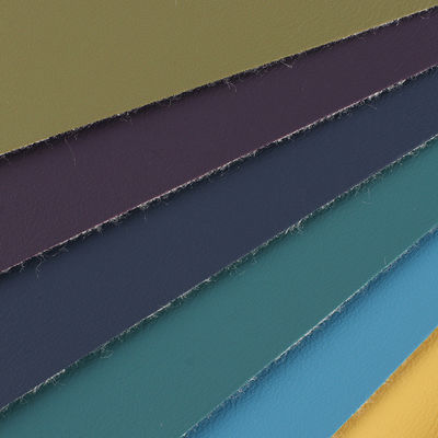 0.8 mm Dicke Feingranat, gebürstet, mit Stoffunterstützung aus PVC-Leder für Möbel, Polsterung Musikinstrumente