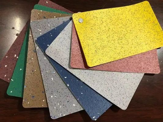 Abrasionsbeständige Fahrzeugfußbodenmatten Leder 2m Quarz Vinyl Fußbodenfliesen Leder