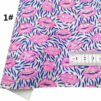 Pink PU Polyurethan Leder Glitter Valentinstag Liebesform Gretel