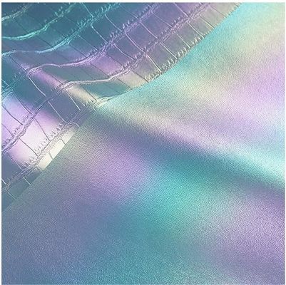 Farbenfrohe Krokodil-PVC-Fälschung Kunstledertüte Lederstoff