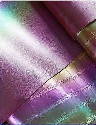 Farbenfrohe Krokodil-PVC-Fälschung Kunstledertüte Lederstoff