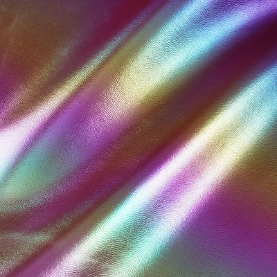 Farbenfrohe Schrägläuse PVC Fälschung Kunstlederbeutel Leder Stoff