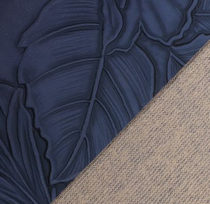 3D-Retro-Blumen-PVC-Leder in Prägung Bottom für Handtasche Verpackungskiste Dekorationsgewebe Placemat Falsches Leder