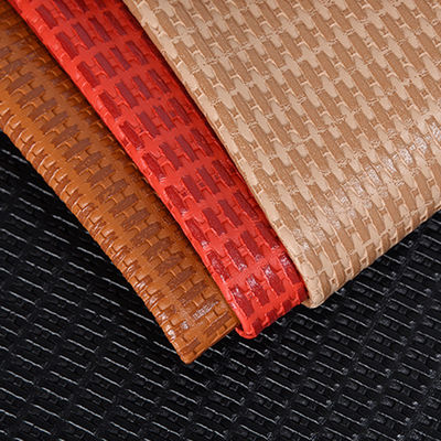 Farbe Mehrfachwahl Strohmatte Leder Plaid PVC Weaving Kunstleder Handtasche Tasche Schuhleder