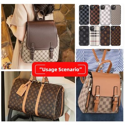 Großhandel bedrucktes PVC-Kunstleder für Taschen, Handyhüllen & Tischsets