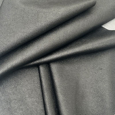 PVC-Lammfell-Optik Kunstleder Stretch Blackout Wasserdicht