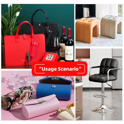 Fabrik Großhandel PVC 0,6 mm Litschi-Textur Kunstleder geprägtes Kunstleder für Autositz, Tasche, Fuß, Dekoration