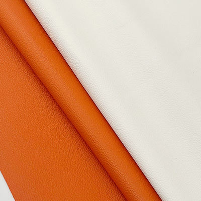 Fabrik Großhandel PVC 0,6 mm Litschi-Textur Kunstleder geprägtes Kunstleder für Autositz, Tasche, Fuß, Dekoration