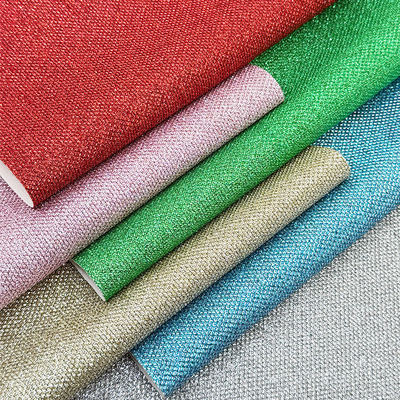 Grobe Glitzer PVC Kunstleder Schuhfutter für Schmuck Handwerk Gepäck Tasche Verpackung Kunstleder Material Sofa