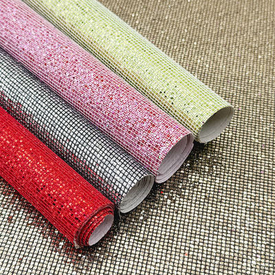 Kleine Schecke Grobe Glitter PVC Synthetisches Leder Schuh Schmuck Handwerk Gepäckstücke Verpackungskisten Wasserdicht Strecken Falsches Leder
