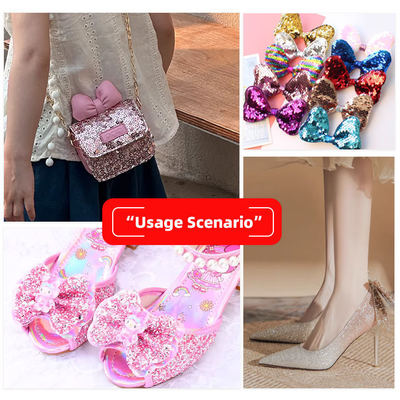 Grobkörniger Glitzer PVC-Kunstleder für Schuhe, Schmuck, Basteln, Gepäck, Taschen, Verpackungsboxen, Kunstledermaterial