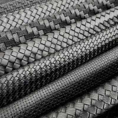 Gewebe mit Schleife Gewebtes Muster PVC Synthetisches Leder Prägnierte Schuhe Taschen Möbel Handwerk Auto Fälschung Leder Gewebe Stretch